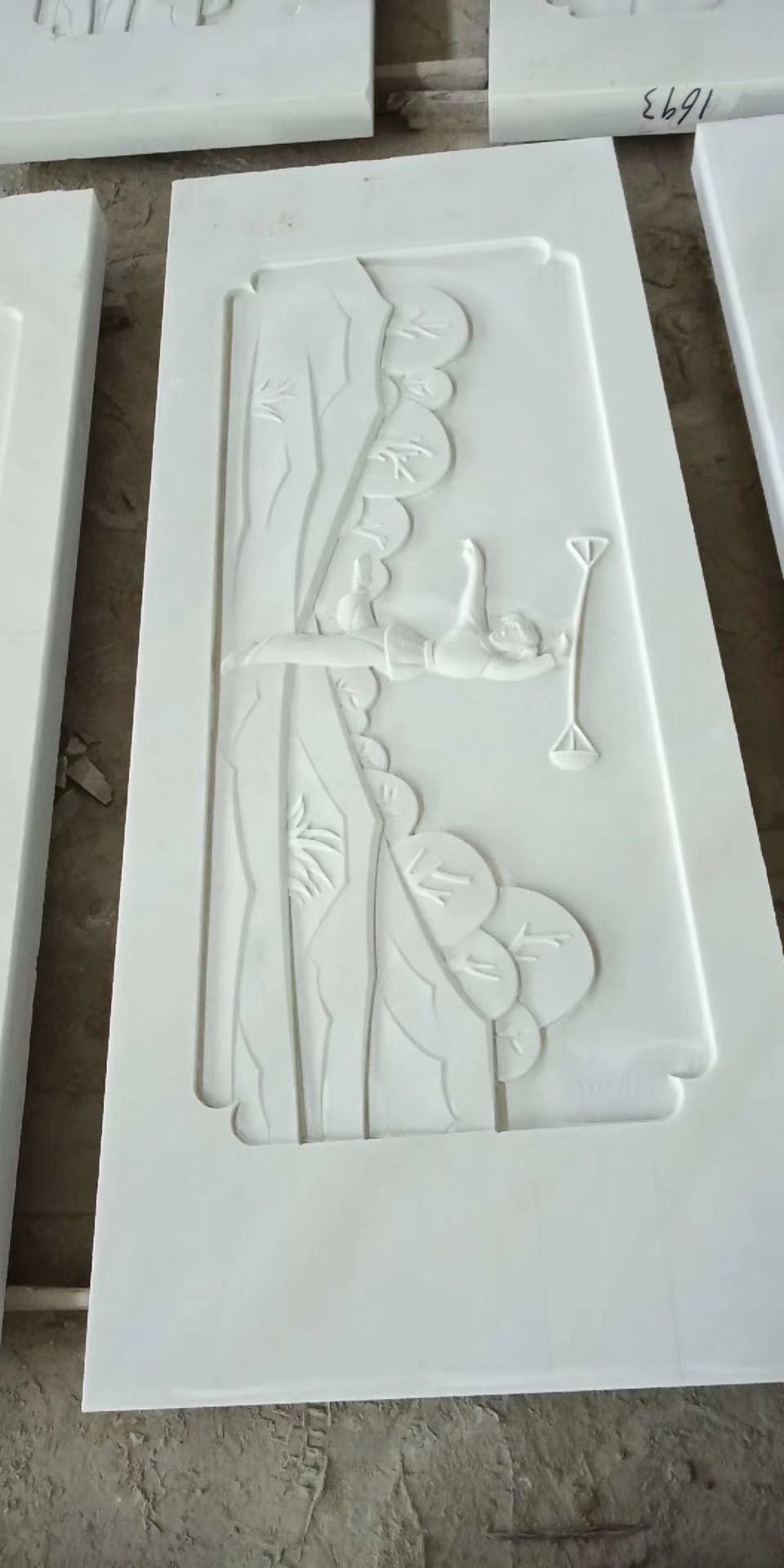 雪花白橋欄板